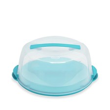 Portatorta con coperchio Portatorte in Plastica Porta dolci 30 cm - Vari Colori