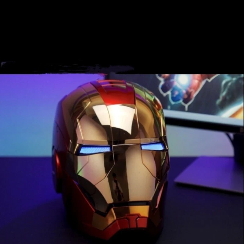 Iron Man 1:1 MK5 Jarvis Deformable Control por Voz Casco Usable Máscara de Navidad Foto 2 de 4