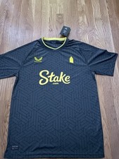 Castore Everton Away Jersey 2024-2025 Shirt Soccer Football Grey Size XL NWT