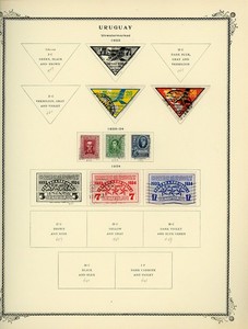 URUGUAY Scott Specialty Album Page Lot #24 - SEE SCAN - $$$