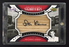 2007 UD Sweet Spot Classic Signature Don Larsen Black /50 1956 Perfect Game Auto