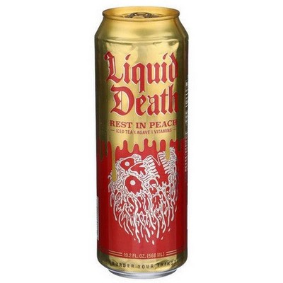 Rest in Peach Tea 19.2 Oz(Case Of 12) By Liquid Death