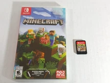 Minecraft - Nintendo Switch Game Tested Box Has Some Damage Wear Block Building