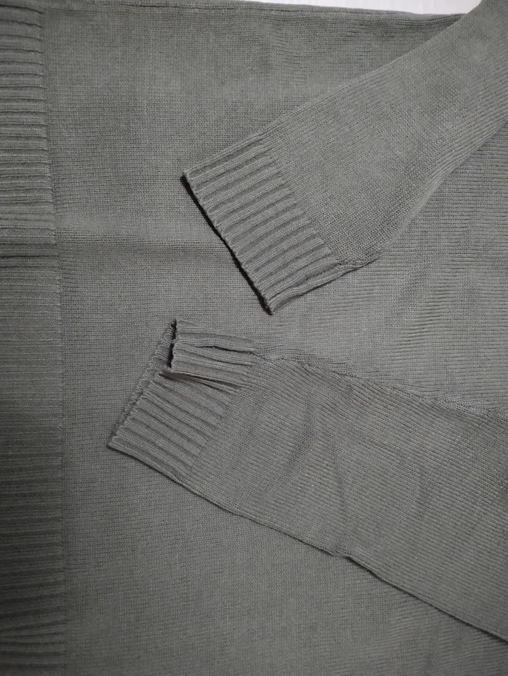 Pull homme vert foncé taille L - Photo 3/4