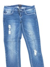 Juniors RAMPAGE Blue Distressed Skinny Jeans Size 5