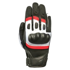 Oxford RP-6S Motorcycle Motorbike Leather Gloves Black / Red / White