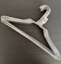 Metal Wire Hangers Uniform Clothes Pack 30 Adult Heavy Duty Silver Industrial