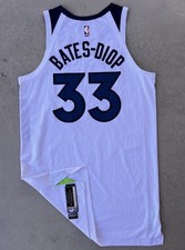Minnesota Timberwolves Jersey Size 50 Keita Bates Diop Game Issued Nike Wolves 5