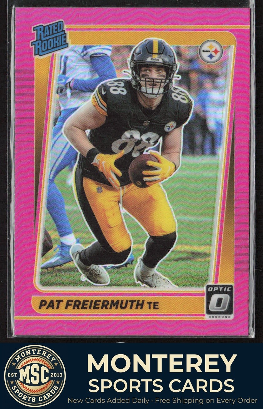 Pat Freiermuth 2021 Donruss Optic Pink RC #232 Pittsburgh Steelers
