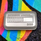 Black Hand Bullion Recession Loading 1 oz .999 Proof Silver Bar #27/75 + COA