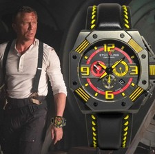    STUHRLING ORIGINAL MUSCULAR 50MM QUARTZ MEN'S CHRONOGRAPH, NEW