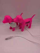 2 Victoria Secret Pink Dog Wireless Bluetooth Speaker USB Cord Limited Edition
