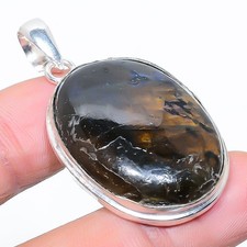 Labradorite Gemstone 925 Sterling Silver Gift Jewelry Pendant 1.89