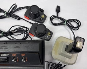 Atari 2600 Woodgrain Console | 4 Switch | Tested | Works | 29 Games | CX2600A