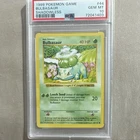 Bulbasaur 44/102 Base Set Shadowless 1999 PSA 10 Graded Regular