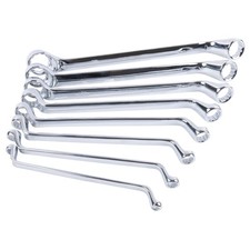 Performance Tool W1085 8Pc Offset SAE Box Wrench Set - Precision Silver