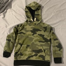 Highland Outfitters Kids Camo Hoodie Size 5/6 Kangaroo Pocket