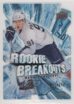 2010-11 Upper Deck Rookie Breakouts 21/100 Magnus Paajarvi #RB14 RC 0c6