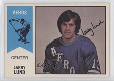 1974-75 O-Pee-Chee WHA Larry Lund #22 z9k