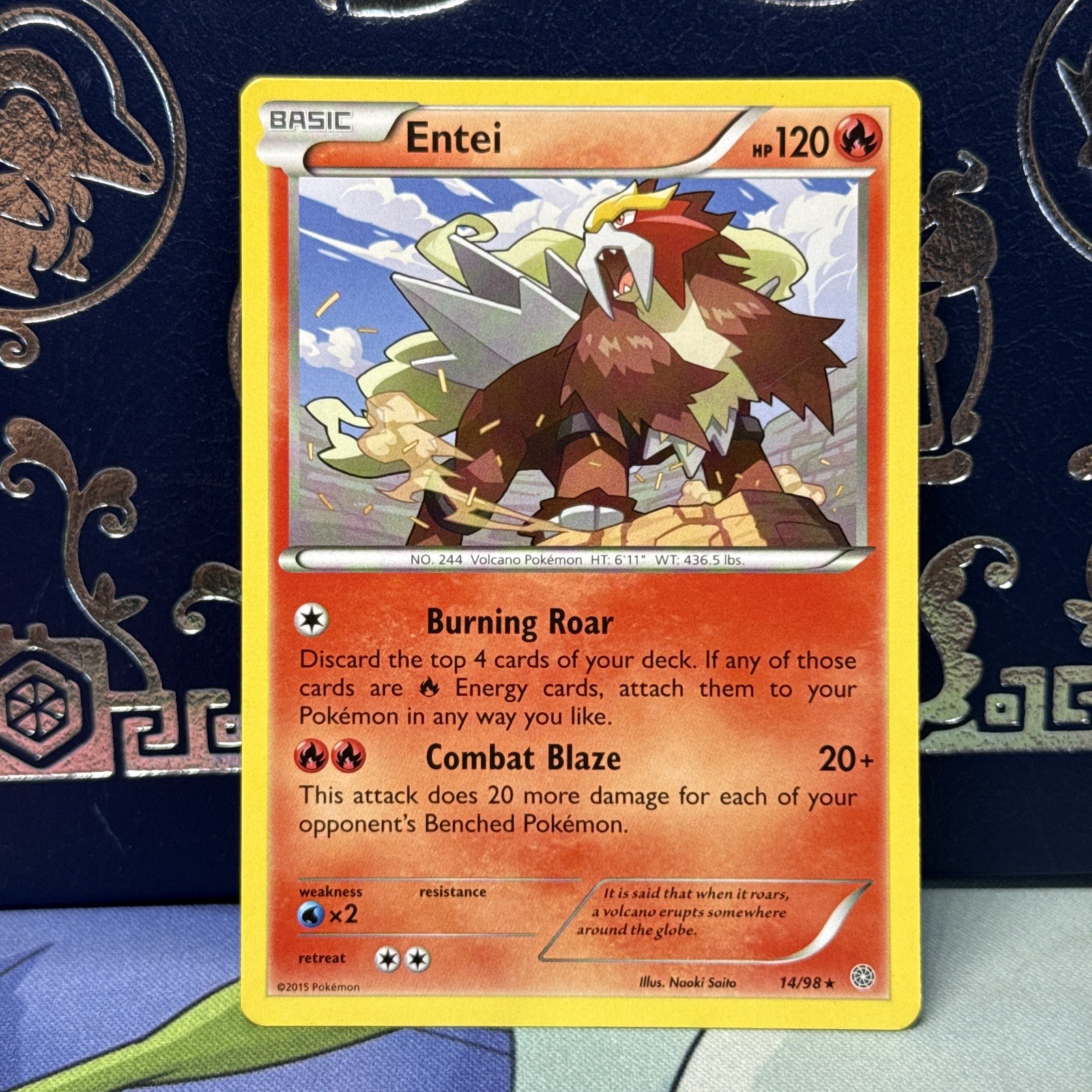 Entei 14/98 Ancient Origins Pokemon TCG Card NM