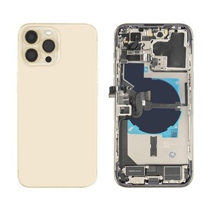 iPhone 14 Pro Max Gehäuse mit Backcover Gold Versand aus Deutschland