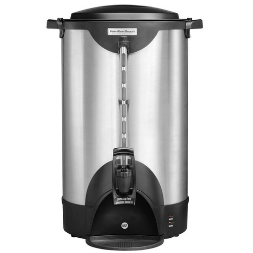 Hamilton Beach 100 Cup (500 oz.) Double Wall Stainless Steel Coffee Urn - 1440W
