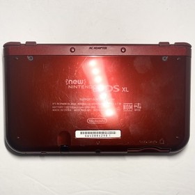 New Nintendo 3DS XL Red Console US Model (PLS READ Damage) Tested! With Stylus 