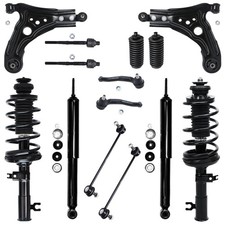 Front & Rear Ball Joints Control Arms Shocks for 2004-2011 Chevrolet Aveo