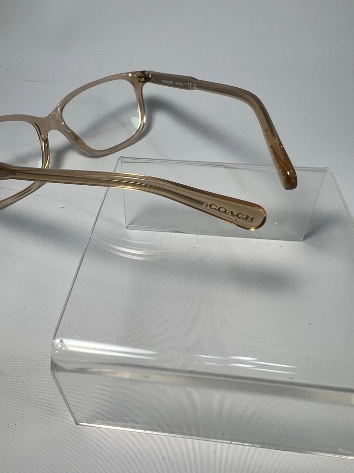 Gafas Coach, solo monturas, HC6143 5561, 54-15-140, champán transparente Foto 4 de 4