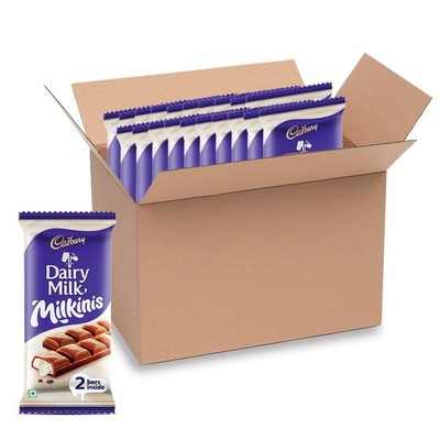 Cadbury Dairy Milk Milkinis Milk Chocolate Bar 34g- Pack of 10