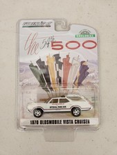 Greenlight 1970 OLDS VISTA CRUISER White '70 HOBBY Exclusive 54th 500 PACE CAR