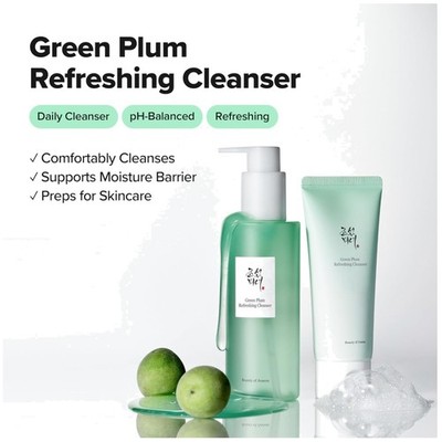 Revitalizing Plum Cleanser Gel, 6.76 fl.oz - Korean Skincare