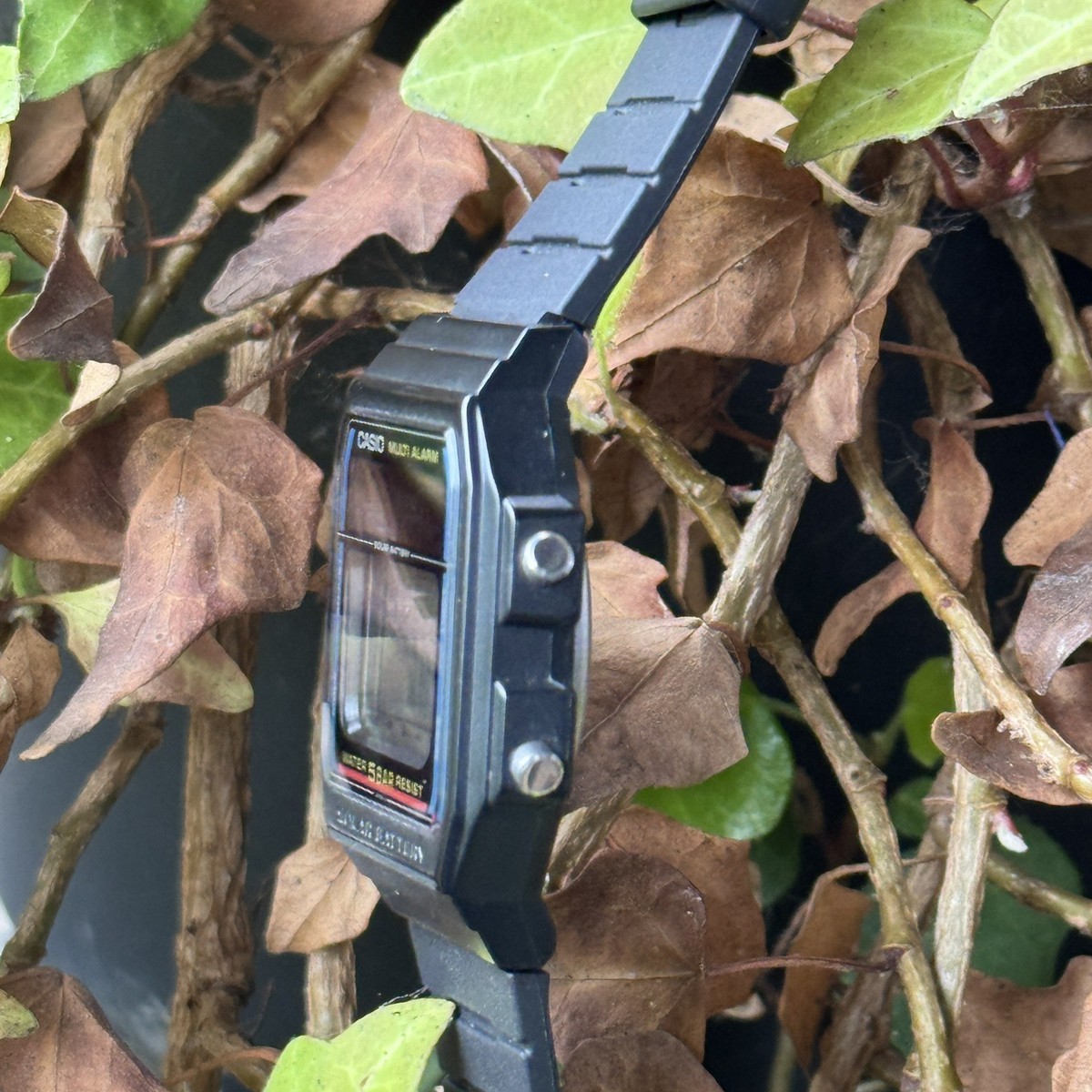 Casio WL-10 Solar Battery Digital Men's Watch Module 617 Made In