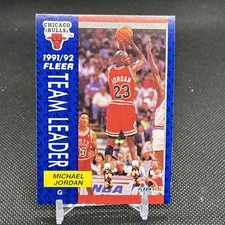 Michael Jordan 1991-92 Fleer #375 Chicago Bulls