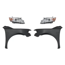 For Toyota Camry 07-09 4-Piece Kit (Driver and Passenger Side Headlights, Driver