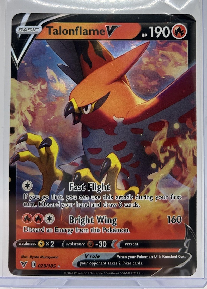 Pokemon TCG - Talonflame V Vivid Voltage Ultra Rare - 029/185 - M/NM