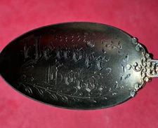 DENVER COLORADO Sterling Silver Souvenir Spoon