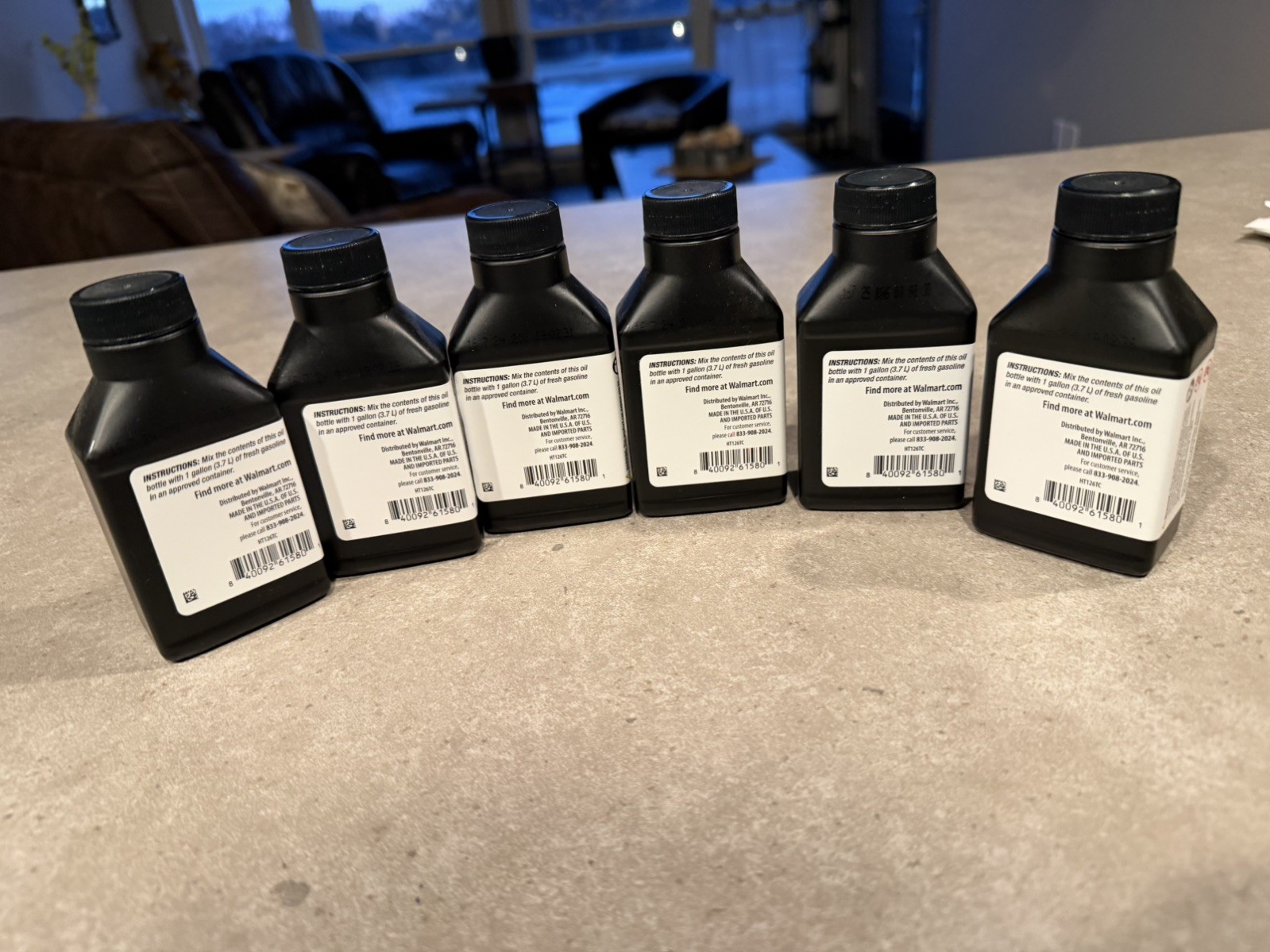 2 Cycle Semi Synthetic Engine Oil 2.6 Oz Makes 1 Gallon 50:1 & 40:1 Ratio. X6