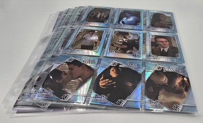 Buffy The Vampire Slayer EVOLUTION Chrome Sammelkarten KOMPLETT 50 + 3x3 Seiten
