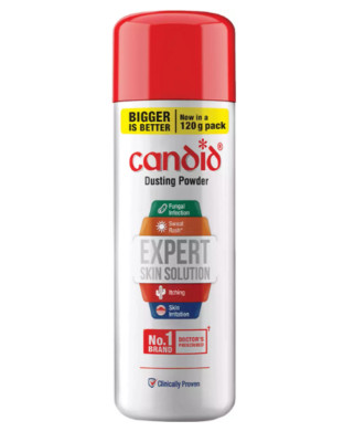 Candid Dusting Powder Expert Skin Solution Easy to Use 120gm