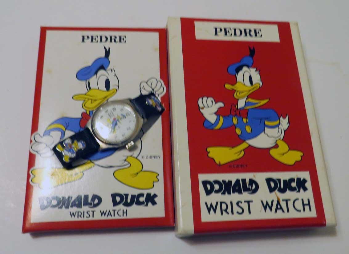 DISNEY DONALD DUCK 60TH ANNIVERSARY WATCH BY PEDRE
