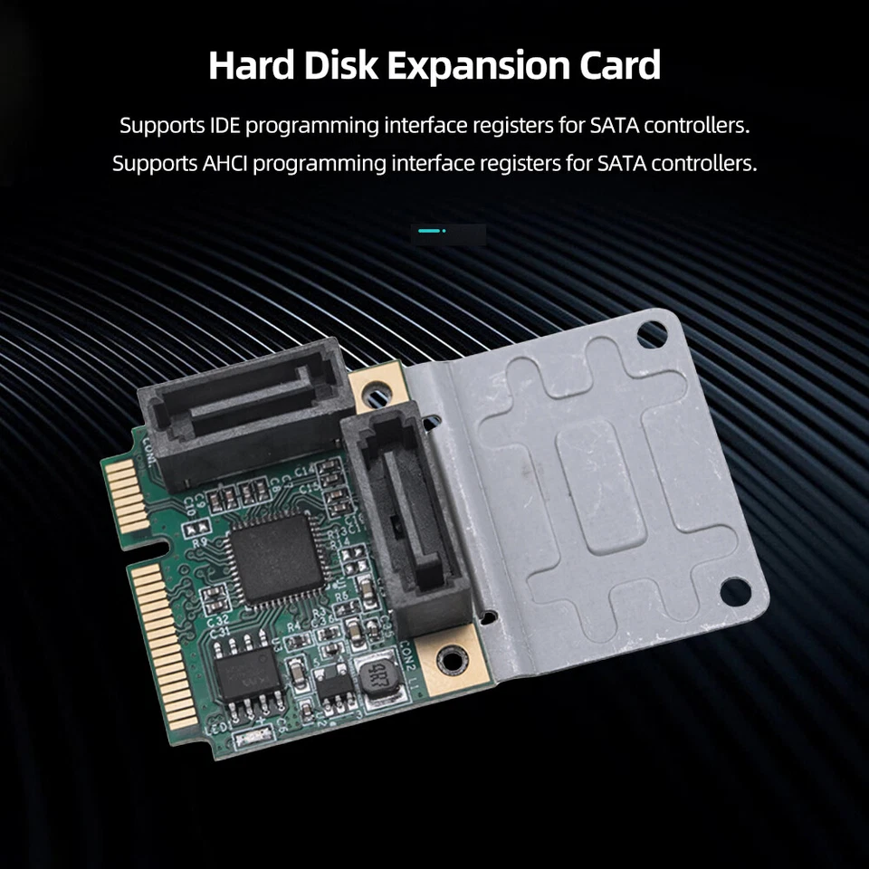 Mini PCI-E To SATA3.0 Adapter B+M Key Expansion Card 2/4 SATA 3.0 (B) - Image 4 of 4