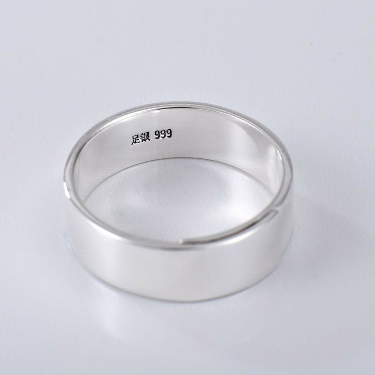 『BINGO RING SILVER』 999 Pure Silver Elephant Wide Index Finger Ring Vintage Real