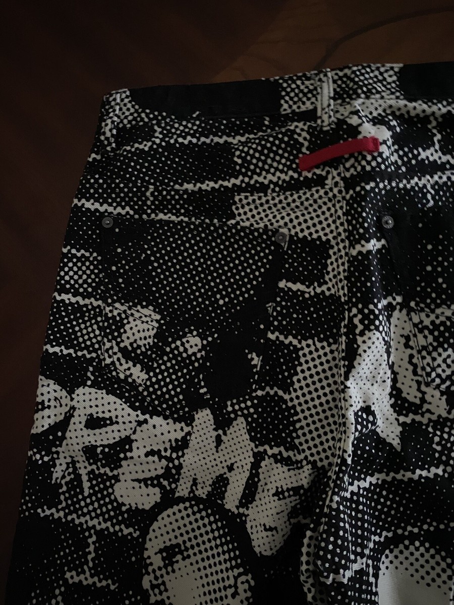 RARE Supreme x Jean Paul Gaultier JPG Punk F Racism Denim Jean