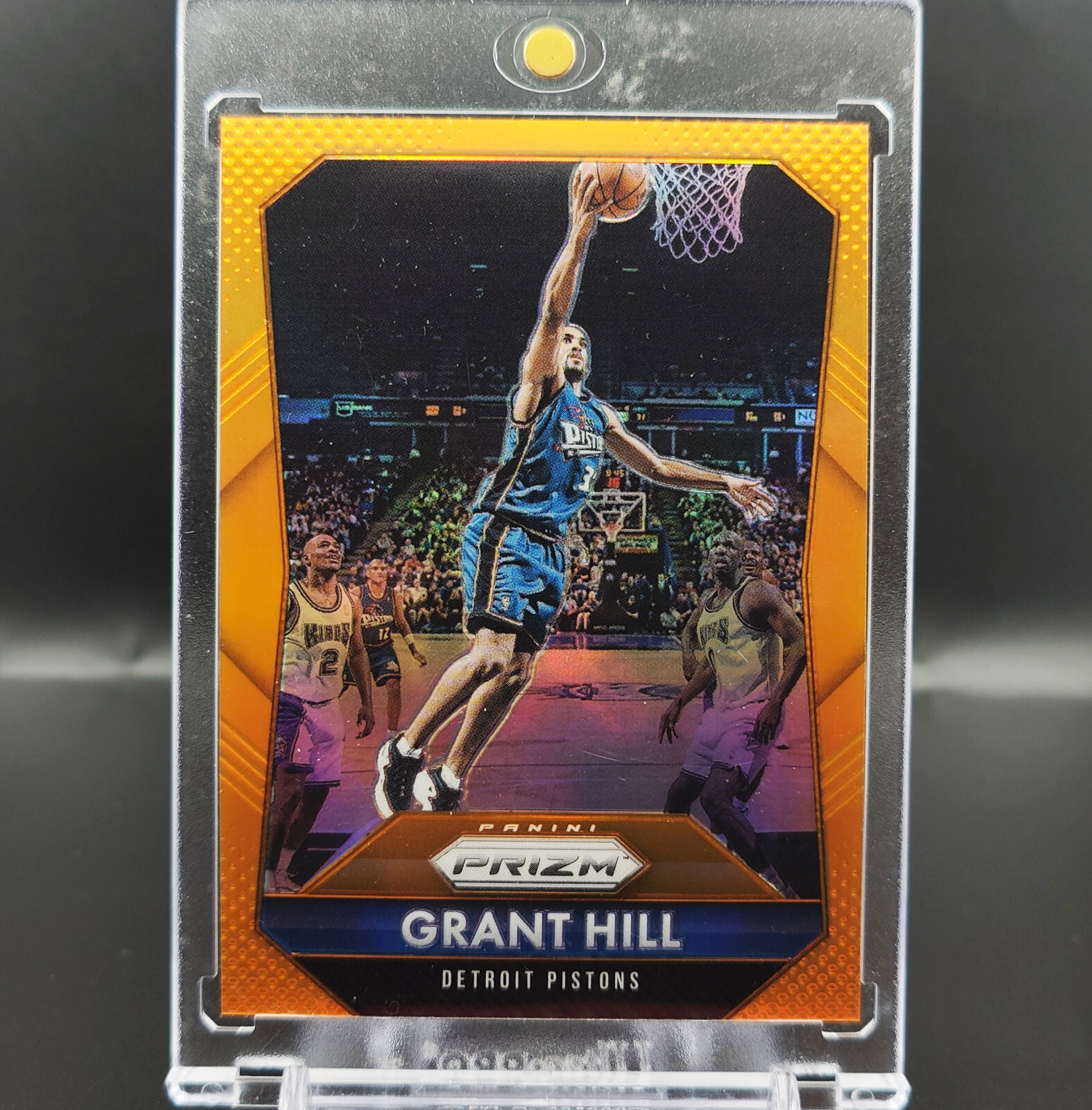 Grant Hill 2015-16 Panini Prizm Orange Refractor serial # 62/65 RARE Pistons