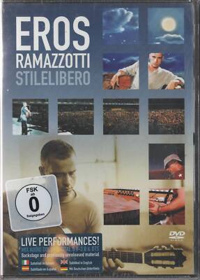 Eros Ramazzotti Stilelibero DVD NEU Dove ce Musica Il Mio Amore Per Te Musica e