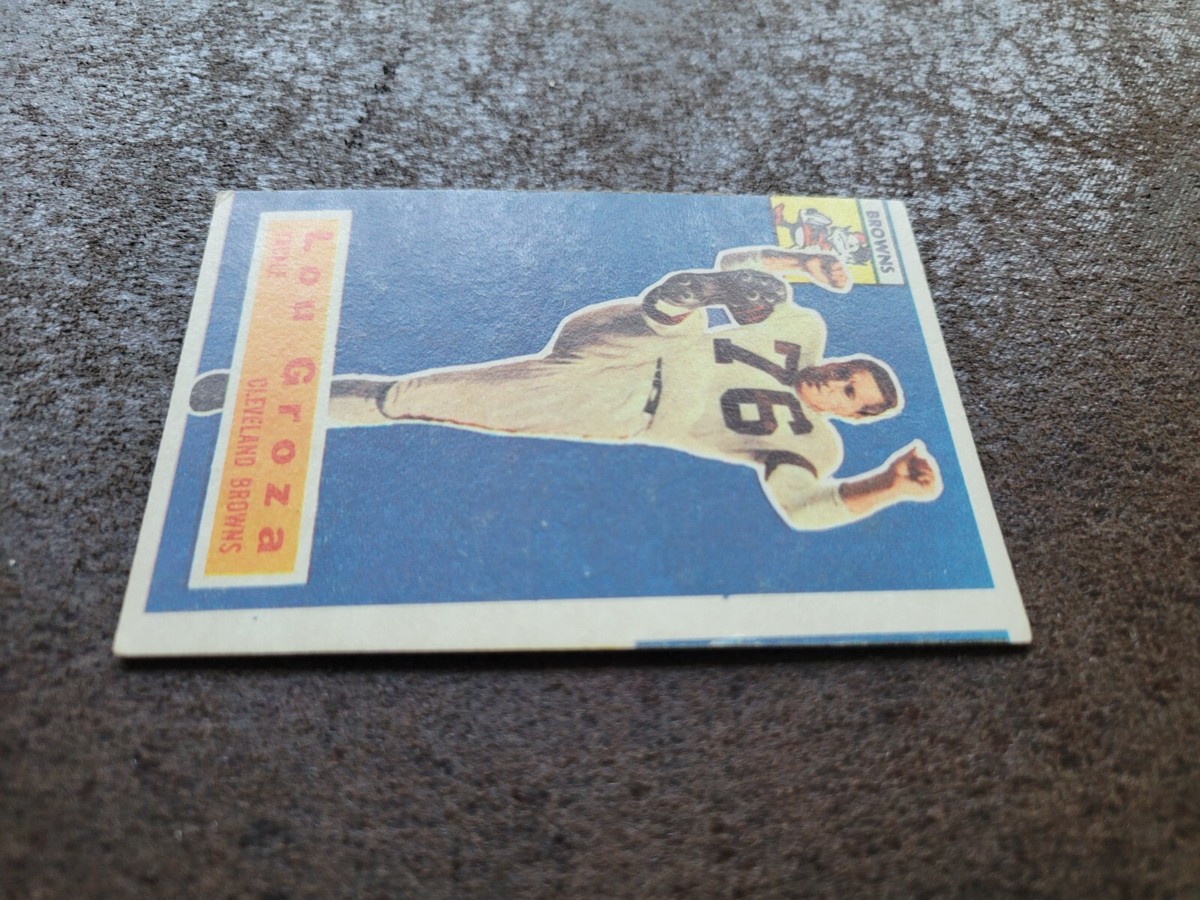 1956 Topps Football Lou Groza #9 - Cleveland Browns | eBay