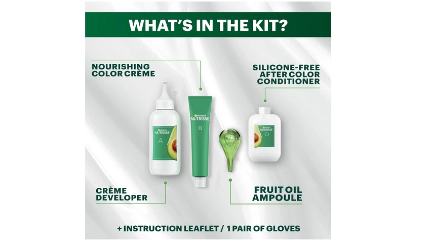 Crema nutritiva Garnier Hair Color Nutrisse, 1 unidad - (selecciona tu color) Foto 3 de 4