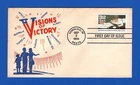 Sc 2981f Germany Surrenders at Reims FDC WWII Visions of Victory Patriotic Cover