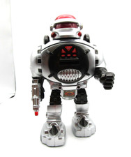 Vintage Pathfinder Programmable Robot Action Toy AS IS Talks, Raises Gun